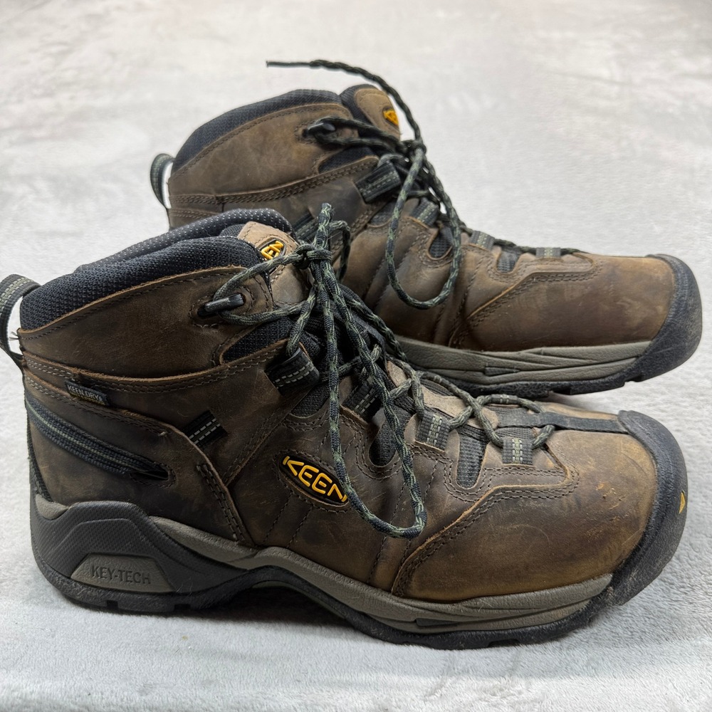 Keen Shoes Men 11.5 Targhee III Mid Hiking Boot Brown Waterproof Leather Outdoor